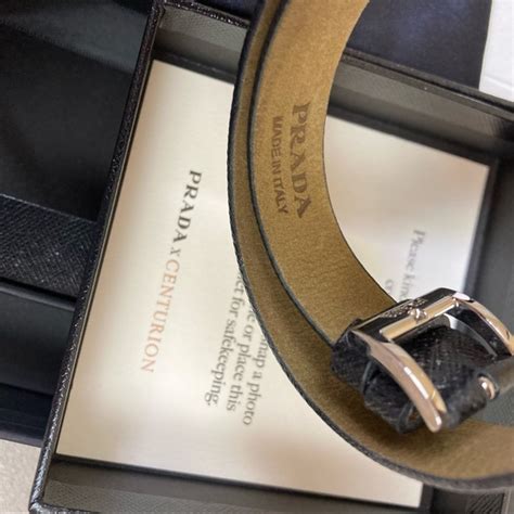 prada x amex centurion bracelet|prada black card.